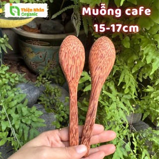Muỗng Cafe Gỗ Dừa 15 - 17cm One4one Thìa Cà Phê 1 Cái