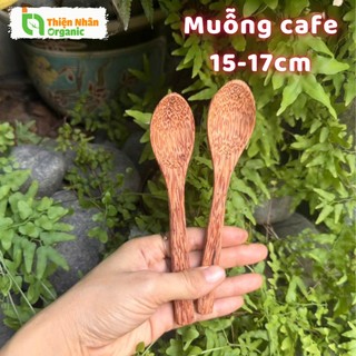 Muỗng Cafe Gỗ Dừa 15 - 17cm One4one Thìa Cà Phê 1 Cái