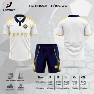 in tên số bộ áo bóng đá Al-nassr size người lớn và trẻ em nhiều mẫu màu 2