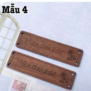 Tag gỗ Handmade - Phụ kiện trang trí - (Đọc kỹ mô tả sản phẩm)
