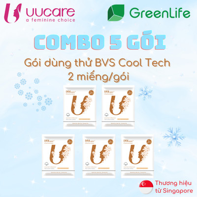 Combo 5 gói băng vệ sinh Cool Tech (2 miếng dùng thử)