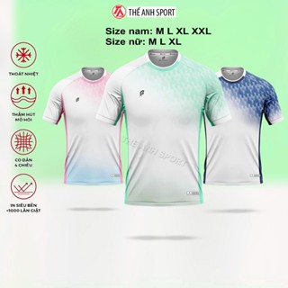 Áo cầu lông nam nữ Bumbee – Vải Mát, Co Giãn 4 Chiều, Thấm Hút Mồ Hôi, Form Chuẩn (0625)