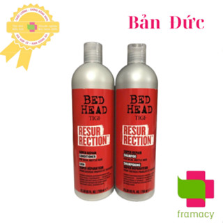 Cặp Dầu gội xả Tigi Bed Head Đỏ, phục hồi tóc cấp độ 3 cho người từ 18 tuổi