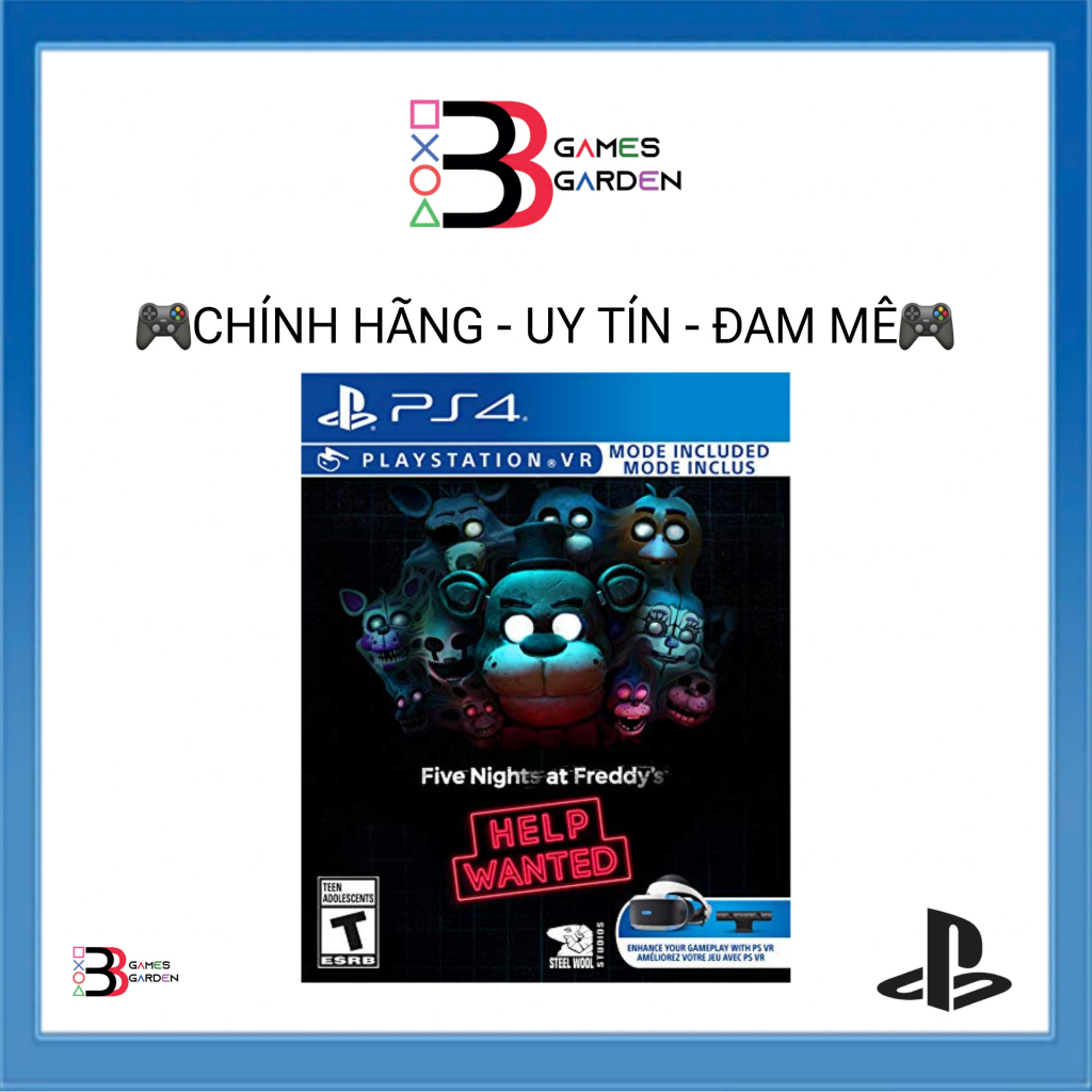 GAME PS4 FIVE NIGHTS AT FREDDY'S HELP WANTED