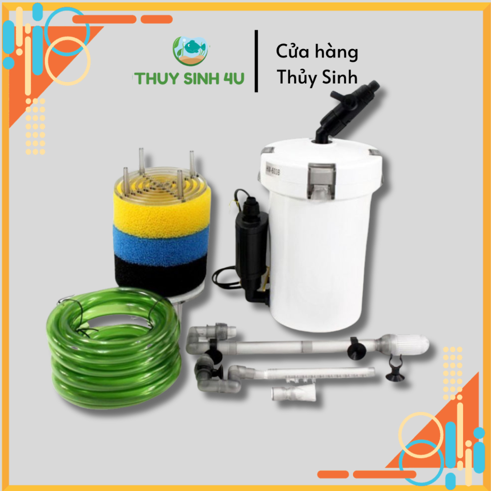Lọc phụ Sunsun HW 603B có bơm cho bể thủy sinh