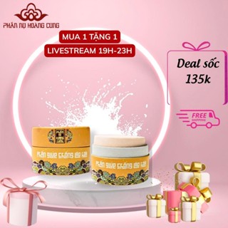 Phấn Trang Điểm, Phấn Chống Lão Hóa Phấn Nụ Hoàng Cung Dạng Nén Màu Trắng