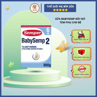 [Thế Giới Mẹ Bỉm Sữa] Sữa BabySemp đầy đủ tem phụ cho bé - thegioimebimsua
