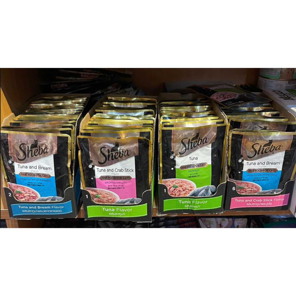 PATE SHEBA CHO MÈO (GÓI) pate đặc biệt dành cho mèo