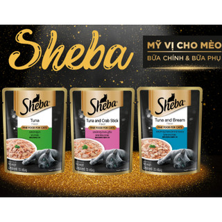 PATE SHEBA CHO MÈO (GÓI) pate đặc biệt dành cho mèo