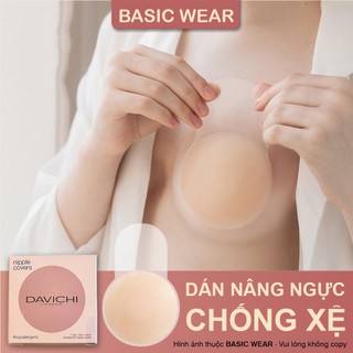  Hộp 2 Miếng Dán Nâng Ngực Chống Xệ Silicon Tàng Hình Tái Sử Dụng Nhiều Lần DAVICHI 780 