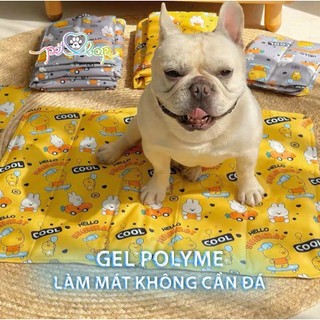 Thảm mát cho thú cưng Super Cool – Đệm gel lạnh chống nóng cho chó mèo dễ làm sạch - Thảm GEL Khô
