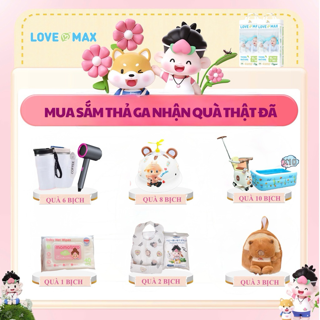 [QUÀ TẶNG KHÔNG BÁN] Quà tặng LOVE MAX tri ân khách hàng