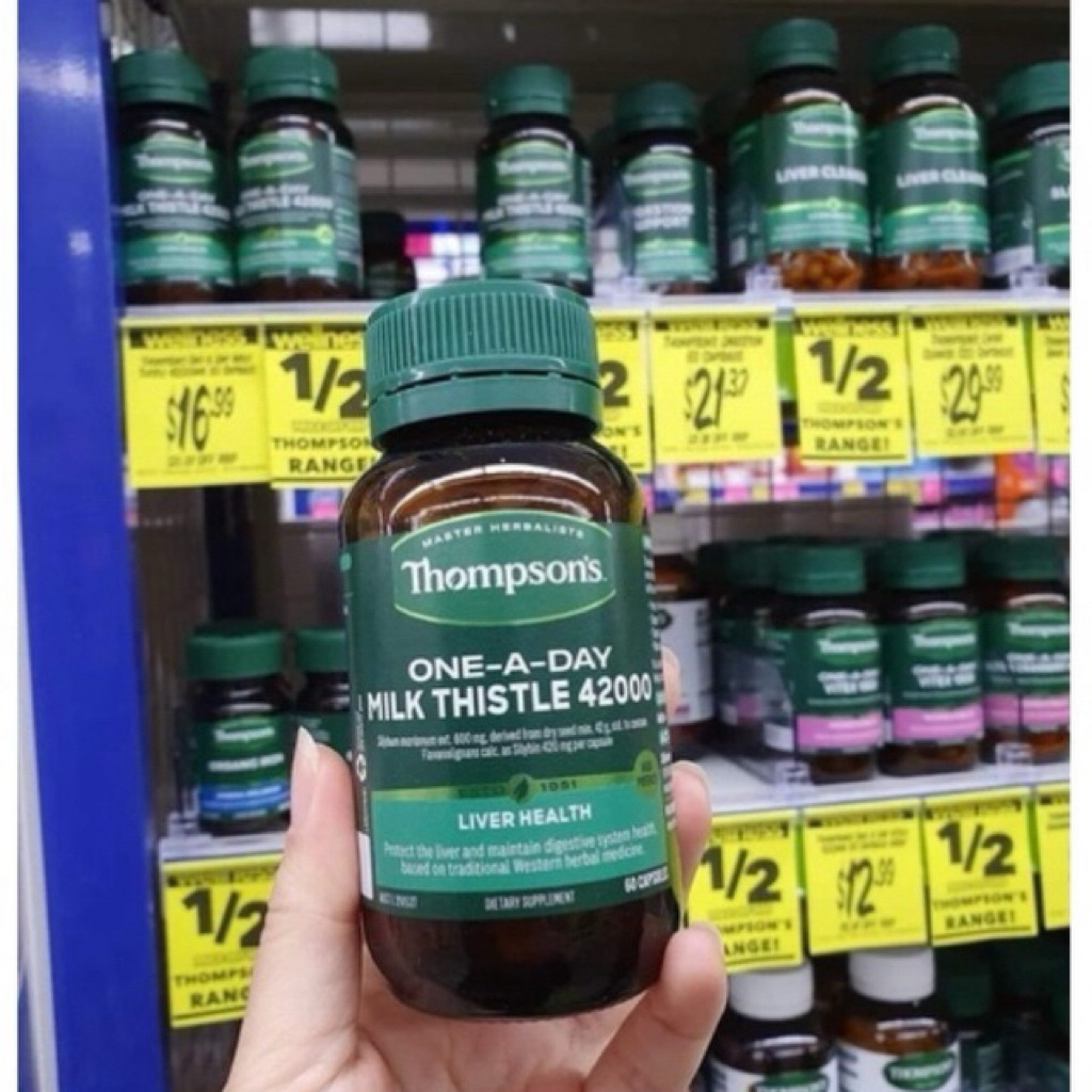 Gan Thompson Milk Thistle 42000mg 60 viên