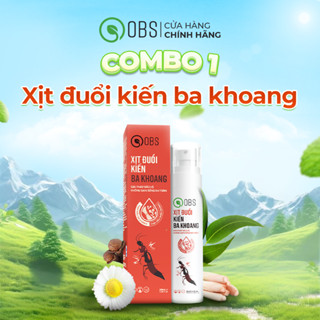 Xịt Đuổi Kiến Ba Khoang OBS, Xịt Côn Trùng Thành Phần Tinh Dầu Thiên Nhiên An Toàn với Mọi Nhà 100ml