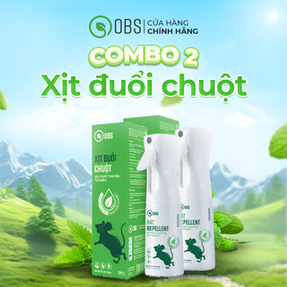   COMBO 2  Xịt Đuổi Chuột OBS Đuổi Chuột Ô Tô An Toàn Tiện Lợi Cho Mọi Nhà 200ml 