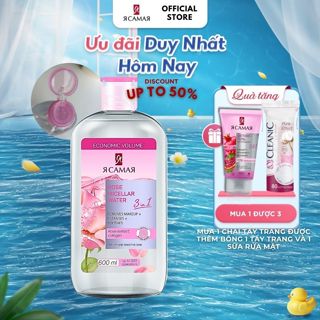 [mua 1 được 3] Combo nước tẩy trang 3in1 600ml và sữa rửa mặt detox 150ml YA SAMAYA