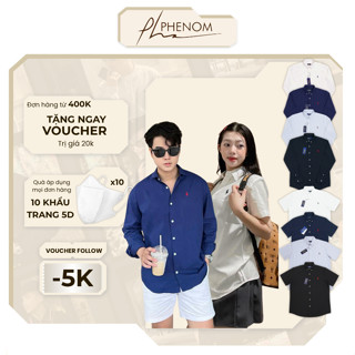 Áo Sơ Mi Ralph Lauren Thêu Ngựa QC Cao Cấp - Vải Kate Cotton Oxford Dày Mịn, Chống Nhăn - PHENOM