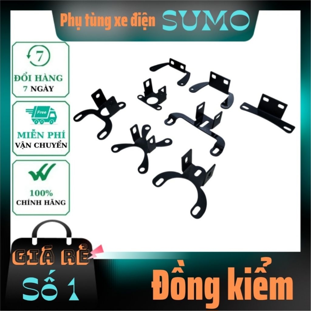 Pát đèn xe điện, tai đèn độ xe điện hàng sơn tích điện