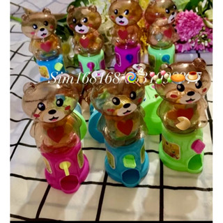 kẹo kèm đồ chơi máy bắn kẹo gấu panda (3cai