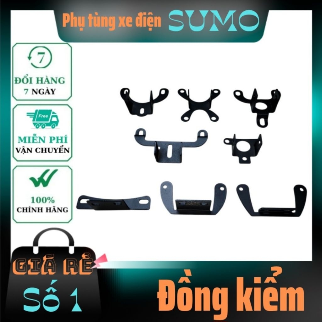 Pát đèn độ xe điện, tai đèn xe điện hàng sơn tích điện