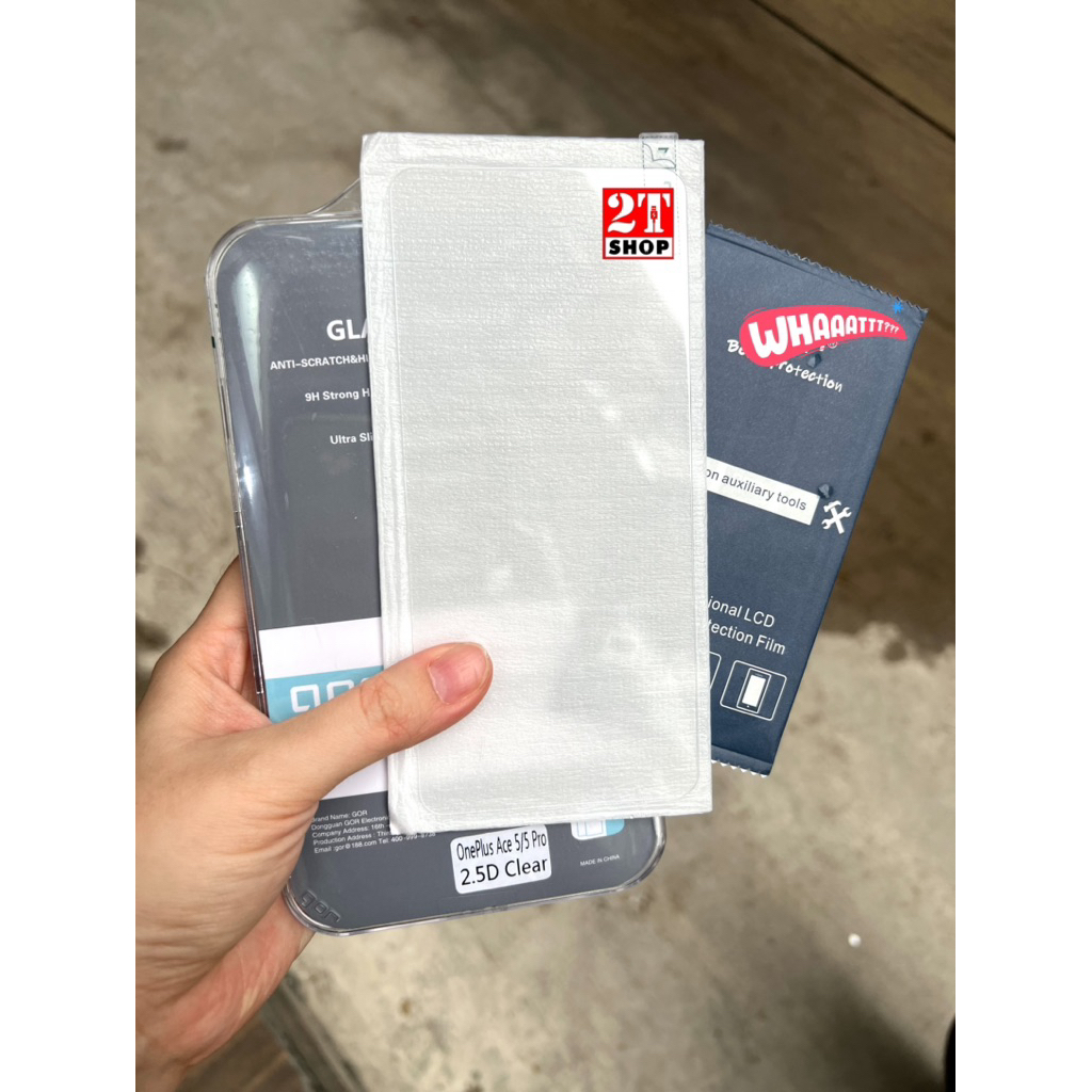 KÍNH CƯỜNG LỰC GOR ONEPLUS ACE 5/ 5 PRO/ REALME GT6/ GT7/ OPPO K13 TURBO PRO, ACE 5 ULTRA FULL MÀN H