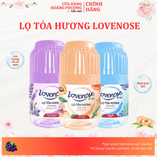 Lọ tỏa hương Lovenose hương thơm tự nhiên dễ chịu sáp thơm phòng khử mùi thế hệ mới 45 ngày - 180ml
