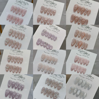 V168 Nail box mắt mèo kim cương , ánh trăng , nail box thiết kế Vi vân nail box