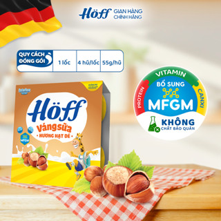  Váng Sữa HOFF hương Hạt Dẻ bổ sung canxi MFGM cho bé từ 6 tháng tuổi - 1 Lốc  4 hộp x 55g  