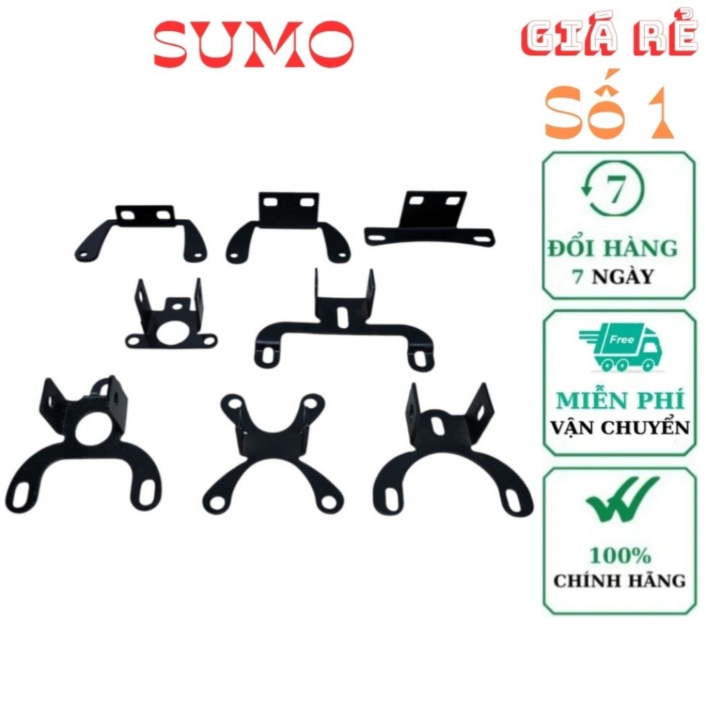 Pat gắn đèn xe điện, xe máy, tai gắn đèn xe điện, xe máy hàng sơn tích điện