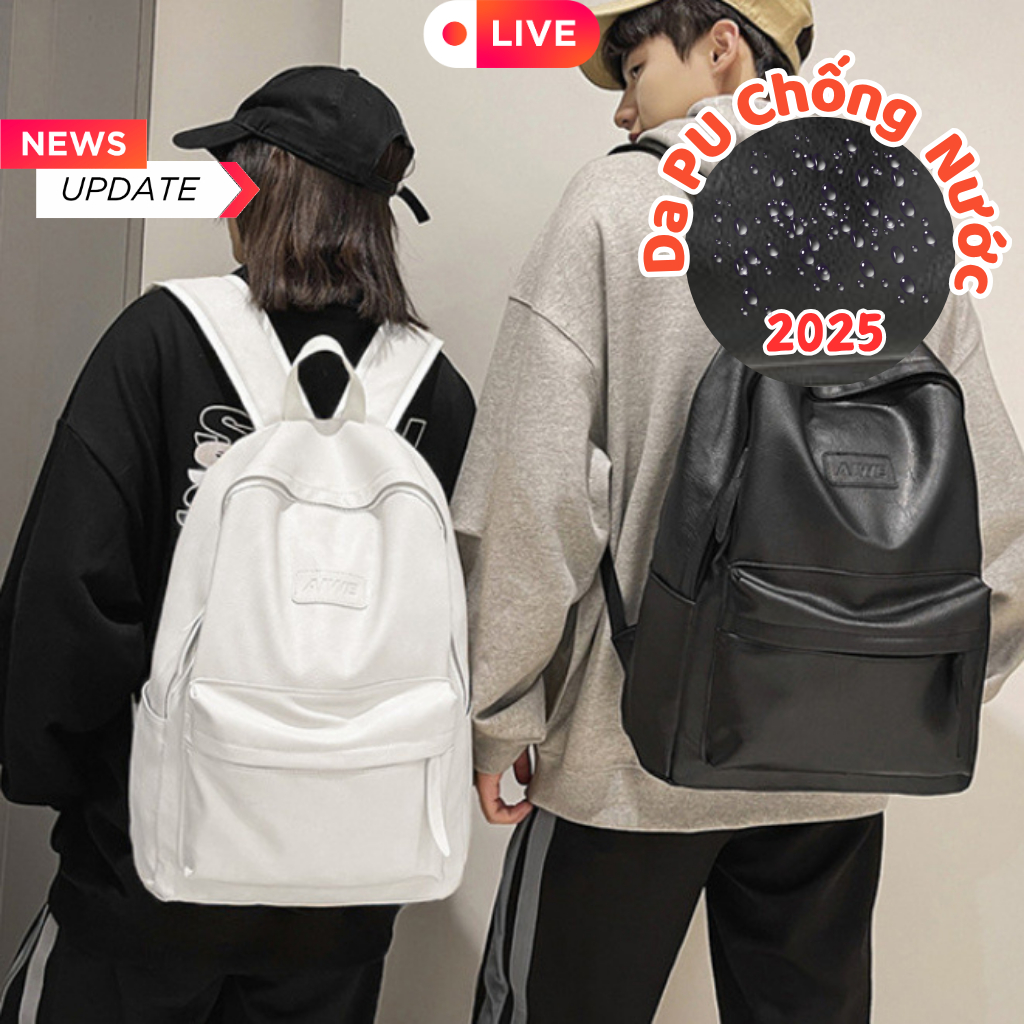 Balo da đi học nam nữ Ulzzang Hàn Quốc basic cặp sách đi chơi đi du lịch đựng laptop thời trang Unisex Belle Bag BL12