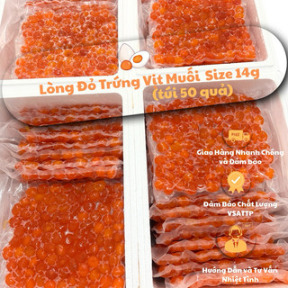 Lòng Đỏ Trứng Muối EDV VSATTP Size 14g Túi 50 Và 100