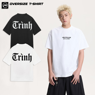 Áo thun TRÌNH HIEUTHUHAI áo phông unisex nam nữ chất thun mềm mịn form rộng cổ tròn mẫu mới