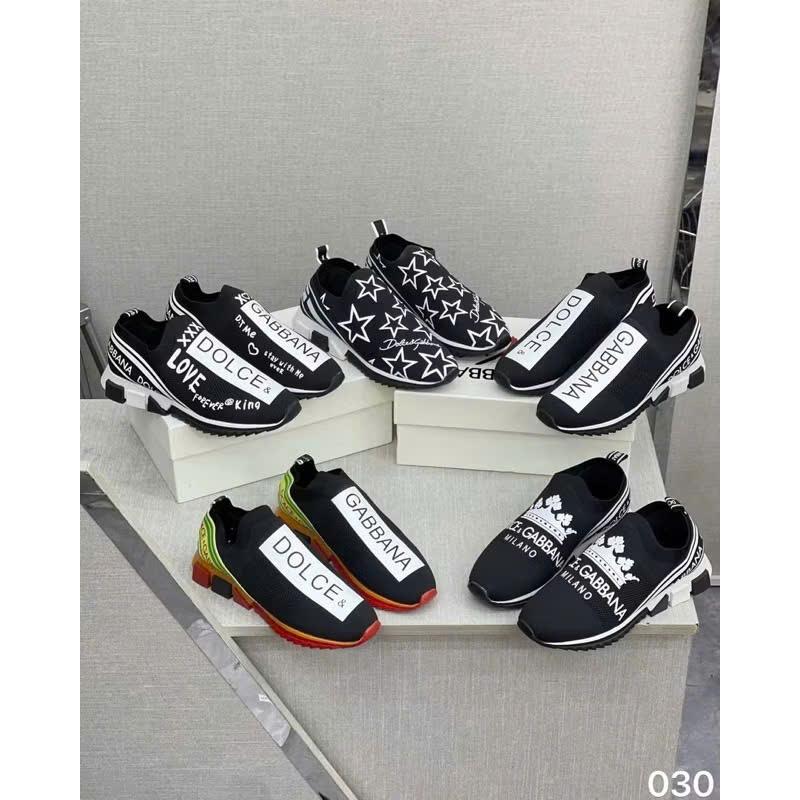 Giày thể thao sneaker Dolce Love nam nữ vải chun nổi chữ family heart đế cao su tách cao cấp siêu bền đẹp GS36P