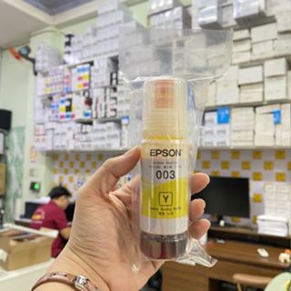 Mực in Chính Hãng Bóc máy Epson 003 màu vàng (Y) – Dùng cho máy in L1110/L3110/L3150/L5190/L1216/l1210/L3216/L3210/L3250