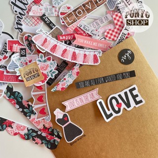 Die cut - hình cắt trang trí Scrapbook (Nhiều mẫu)