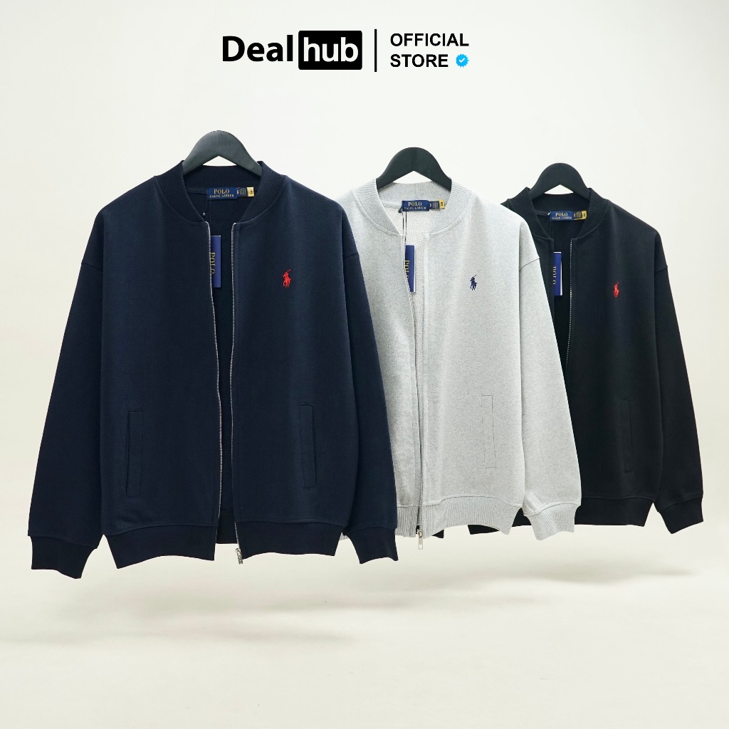 Áo khoác bomber thêu ngực