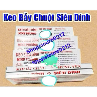 12 keo dính chuột minh phương,tấm keo bẫy chuột