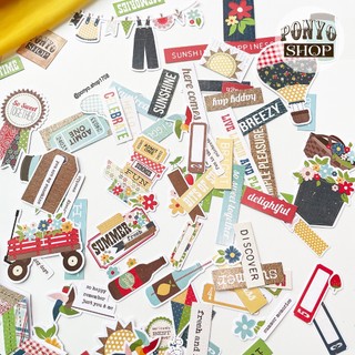 Die cut - hình cắt trang trí Scrapbook (Nhiều mẫu)