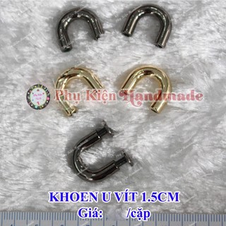 Khoen U Vít 1.5cm (22k/1cặp)