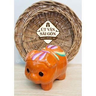 [CÓ SHIP HỎA TỐC]Heo đất tiết kiệm "Truyền thống" size M ( 18x10x13 cm )