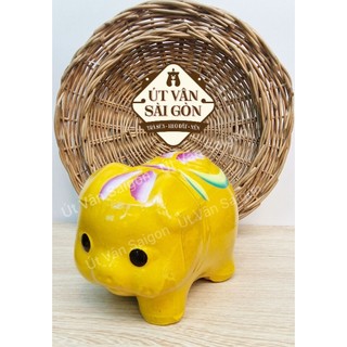 [CÓ SHIP HỎA TỐC]Heo đất tiết kiệm "Truyền thống" size M ( 18x10x13 cm )