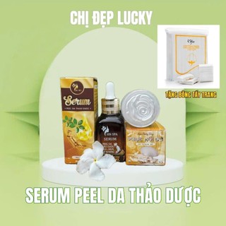    kèm quà tặng  Mẫu mới  Combo Serum Peel Da Tái Tạo Thảo Dược HN-SPA Hỗ Trợ Mờ Nám Tàn nhang nó Mụn 