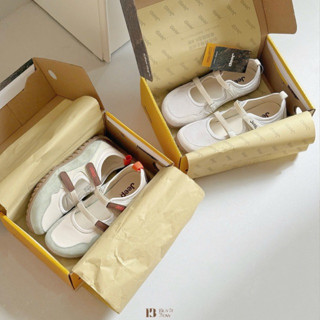   HÀNG CHÍNH HÃNG - CÓ SẴN  Giày Jeep Mary Jane Quai Dán Đế Bệt 2,5cm Giày Búp Bê Dành Cho Nữ 