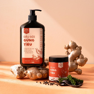 [MỚI] Combo Dầu gội Dầu xả Gừng Tiêu Saigon Silk từ thiên nhiên giúp giảm gãy rụng, làm ấm da đầu