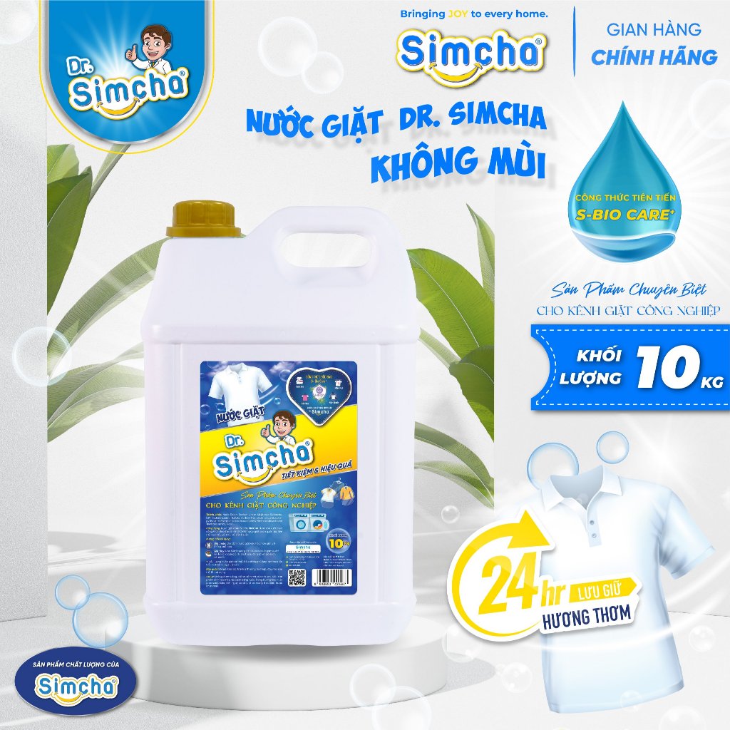 Nước giặt xả SIMCHA 5L-10L