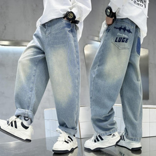 [Sale Mã Mới] Quần Jean Bé Trai Phong Cách Quần Bò Mềm Size Đại Cho Bé Trai Dưới 1m7 Babimama - JB02