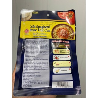 Xốt spaghetti rose thịt cua Ottogi 110g