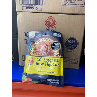 Xốt spaghetti rose thịt cua Ottogi 110g