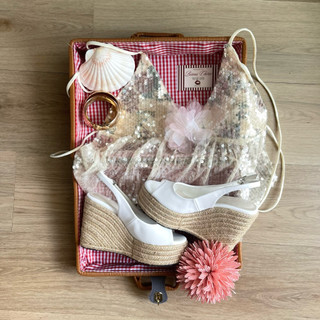BISOUS CHÉRIE | Áo Sequin Hoa Mùa Hè Amalfi - Amalfi Top