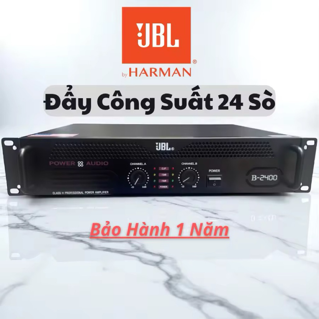  Cục đẩy công suất 24 sò JBL - B2400 chuyên cho các dàn âm thanh karaoke gia đình hội trường - Hàng Mới. 